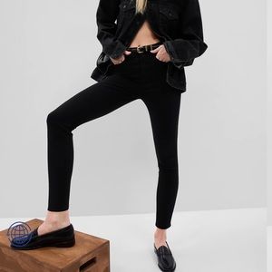 Gap 1969 Women’s Black True Skinny Stretch Denim Jeans Size 27R